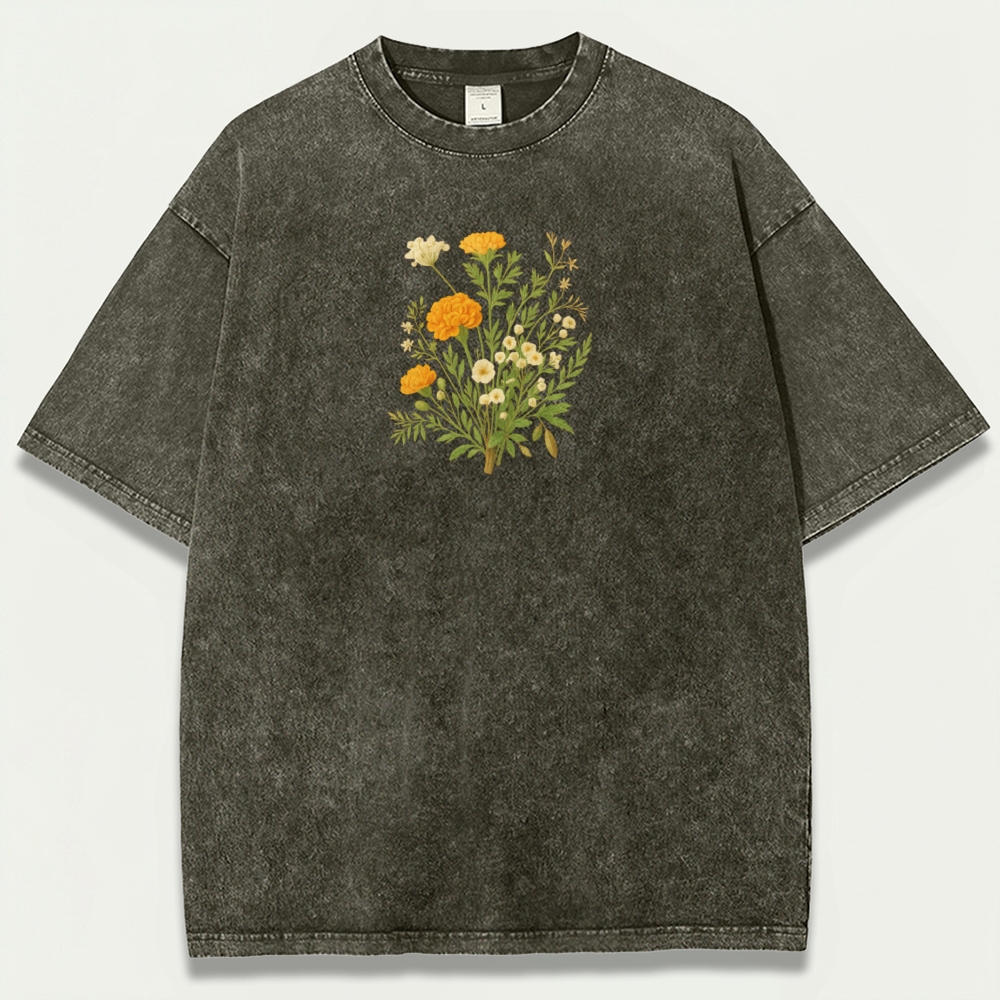 Wildflower Vintage Organic Cotton Plant Tee-HikeVista