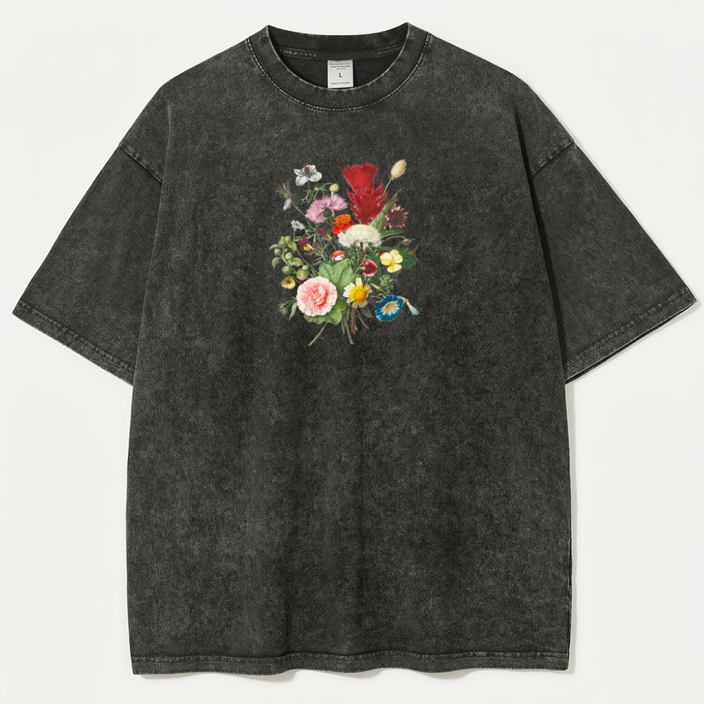 Wildflower Vintage Organic Cotton Plant Tee-HikeVista