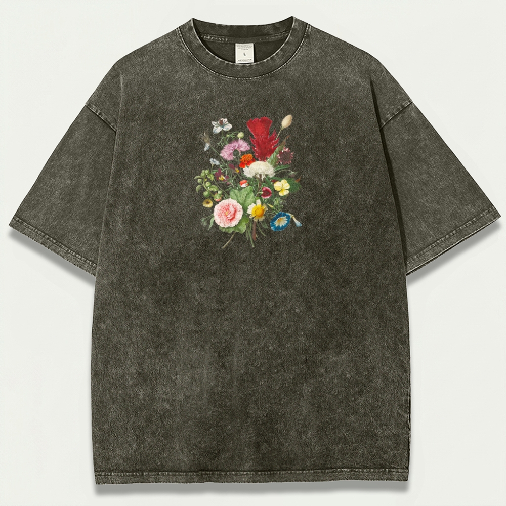 Wildflower Vintage Organic Cotton Plant Tee-HikeVista