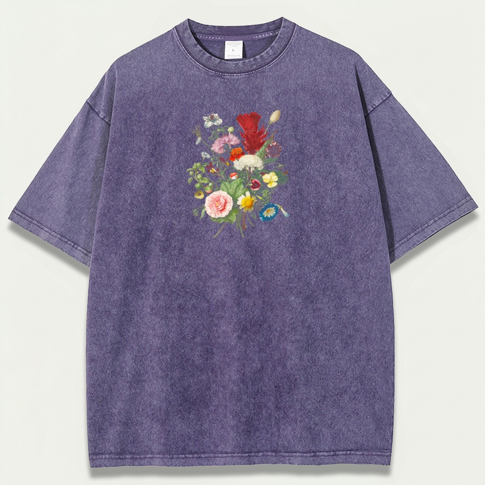 Wildflower Vintage Organic Cotton Plant Tee-HikeVista