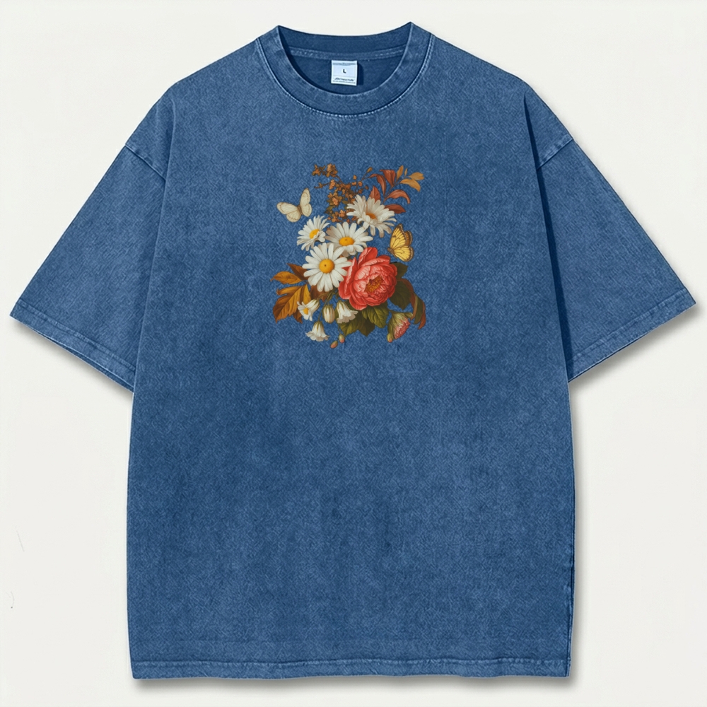 Wildflower Vintage Organic Cotton Plant Tee-HikeVista