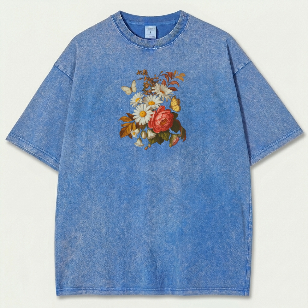 Wildflower Vintage Organic Cotton Plant Tee-HikeVista