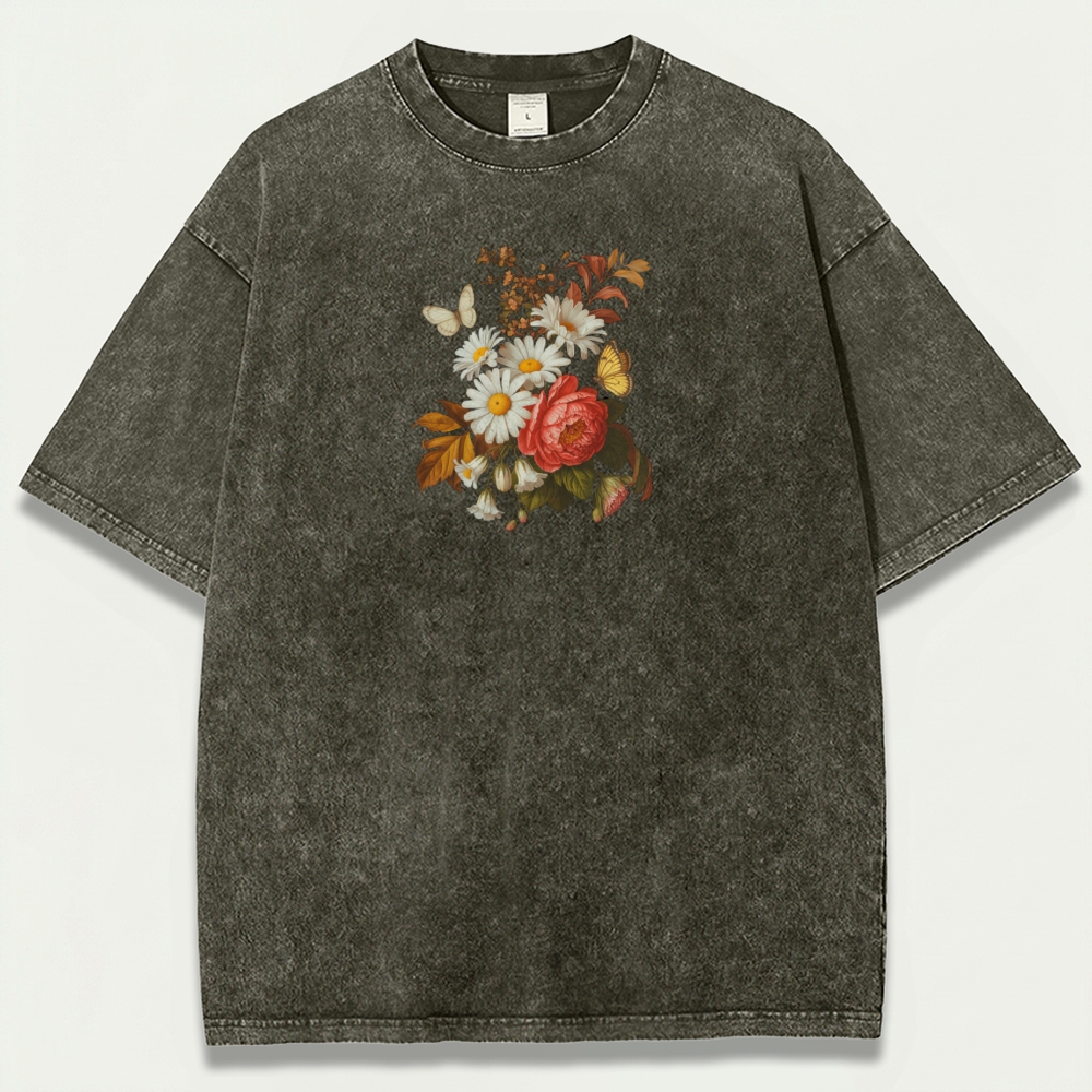 Wildflower Vintage Organic Cotton Plant Tee-HikeVista