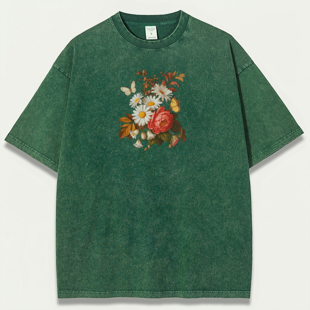 Wildflower Vintage Organic Cotton Plant Tee-HikeVista