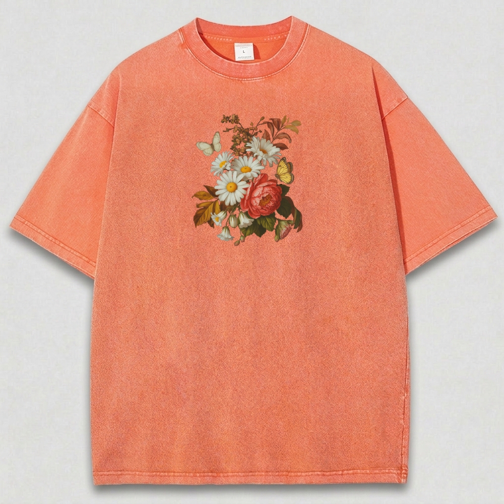 Wildflower Vintage Organic Cotton Plant Tee-HikeVista
