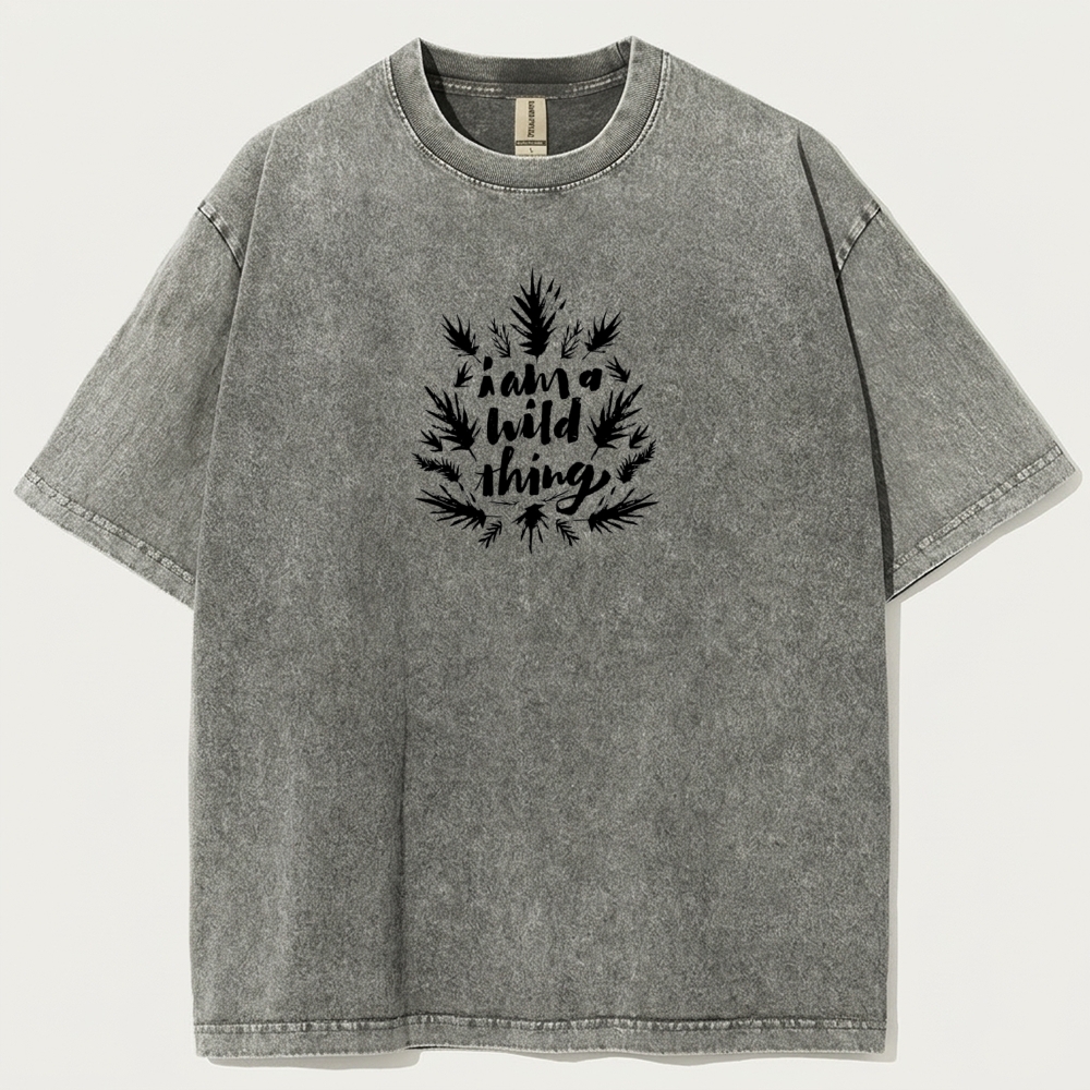 I Am A Wild Thing Vintage Organic Cotton Trail Tee-HikeVista