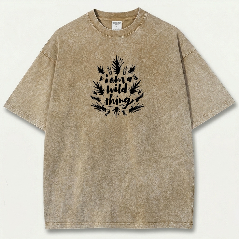 I Am A Wild Thing Vintage Organic Cotton Trail Tee-HikeVista