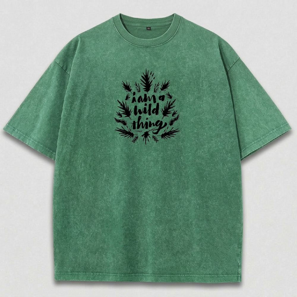 I Am A Wild Thing Vintage Organic Cotton Trail Tee-HikeVista