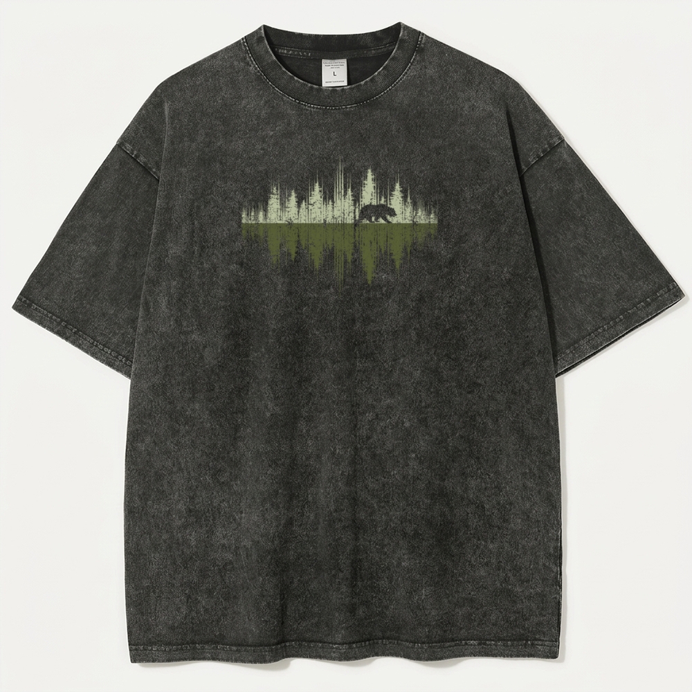 Forest Bear Vintage Organic Cotton Trail Tee-HikeVista