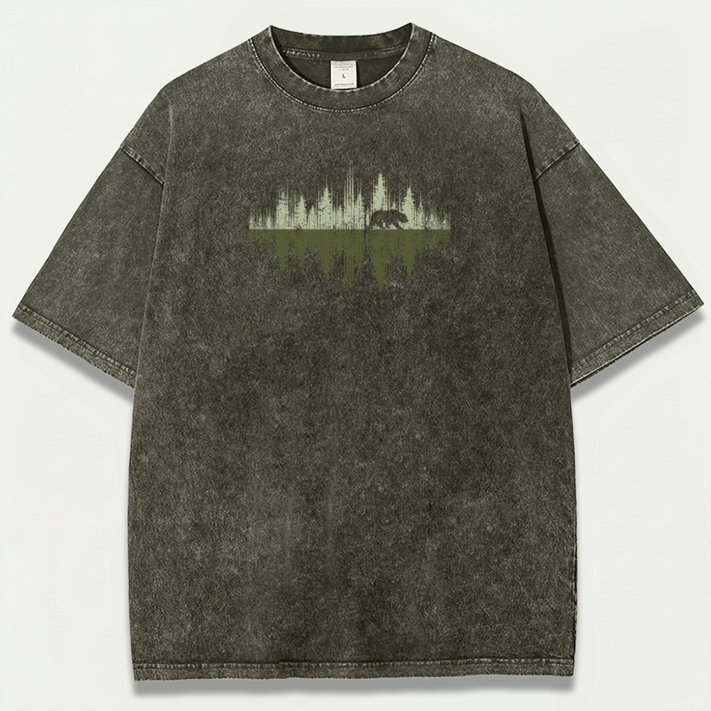 Forest Bear Vintage Organic Cotton Trail Tee-HikeVista