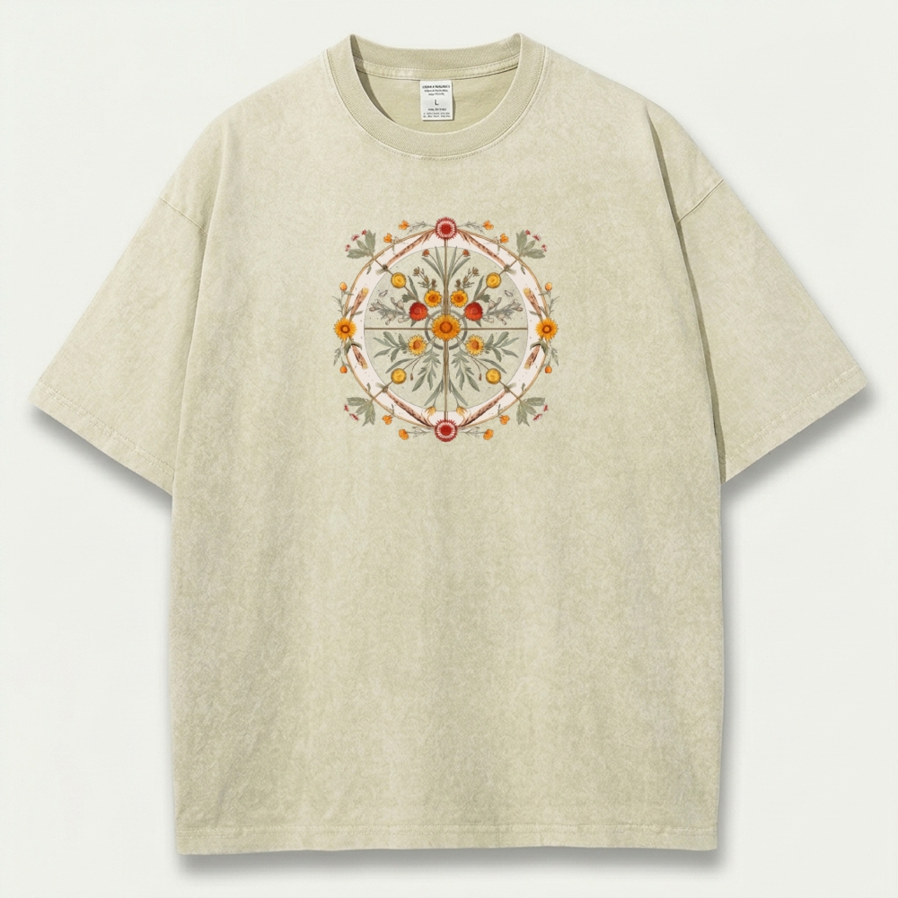 Wildflower Vintage Organic Cotton Plant Tee-HikeVista