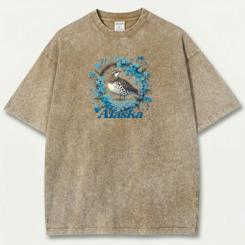 Alaska Vintage Organic Cotton Trail Tee-HikeVista