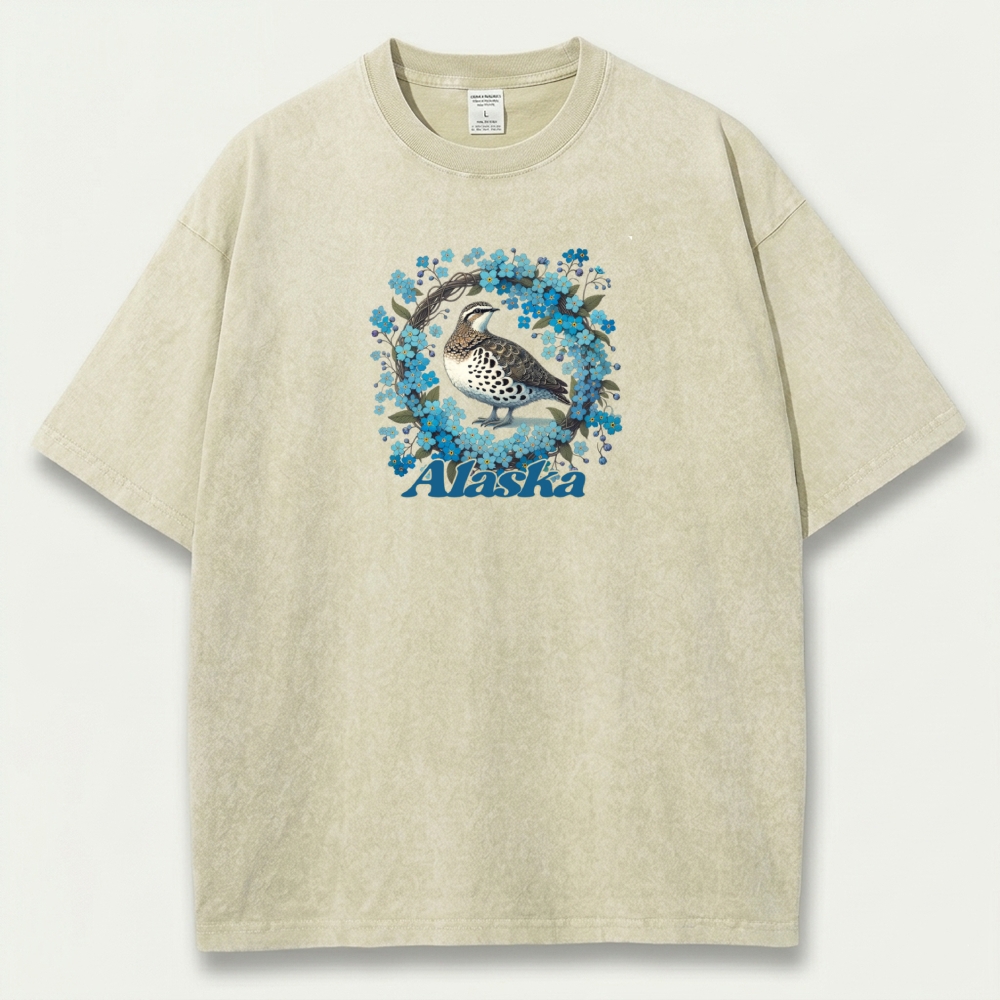 Alaska Vintage Organic Cotton Trail Tee-HikeVista