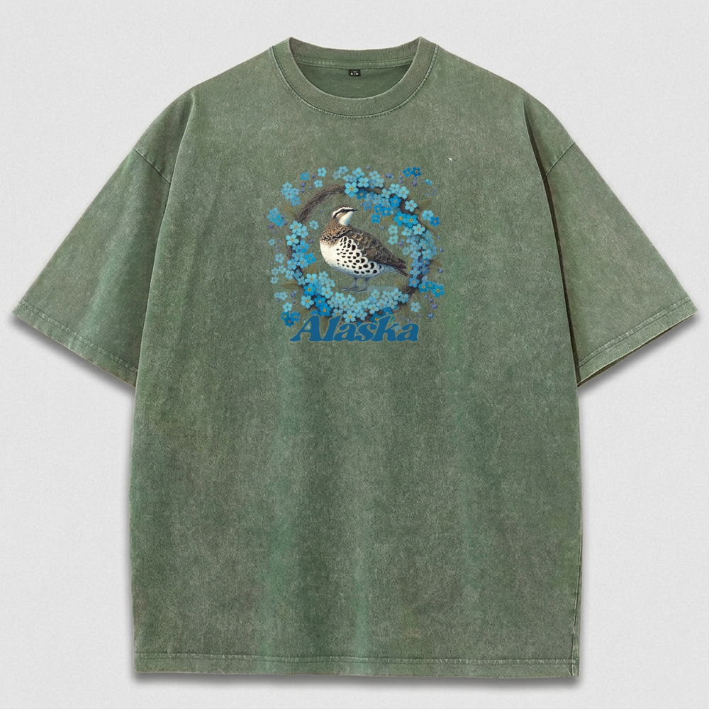 Alaska Vintage Organic Cotton Trail Tee-HikeVista