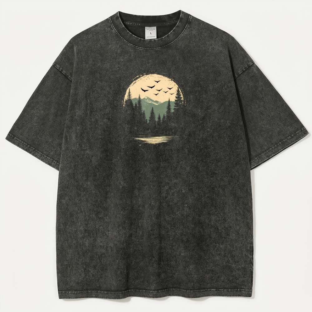 Forest Lake Vintage Organic Cotton Trail Tee-HikeVista
