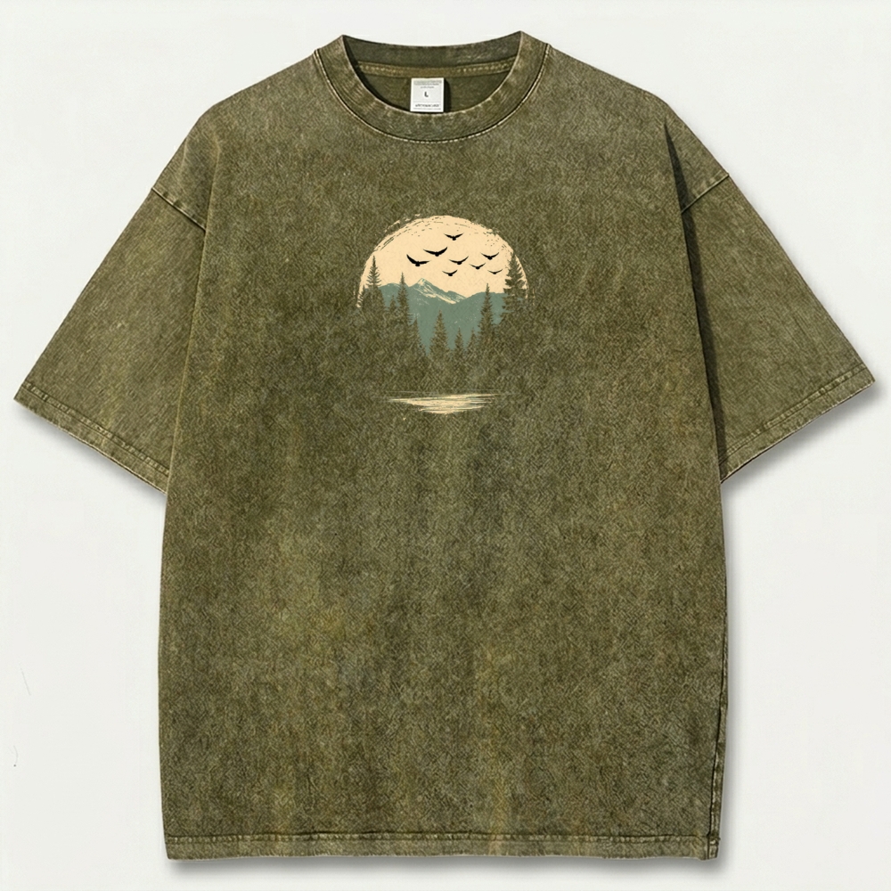 Forest Lake Vintage Organic Cotton Trail Tee-HikeVista