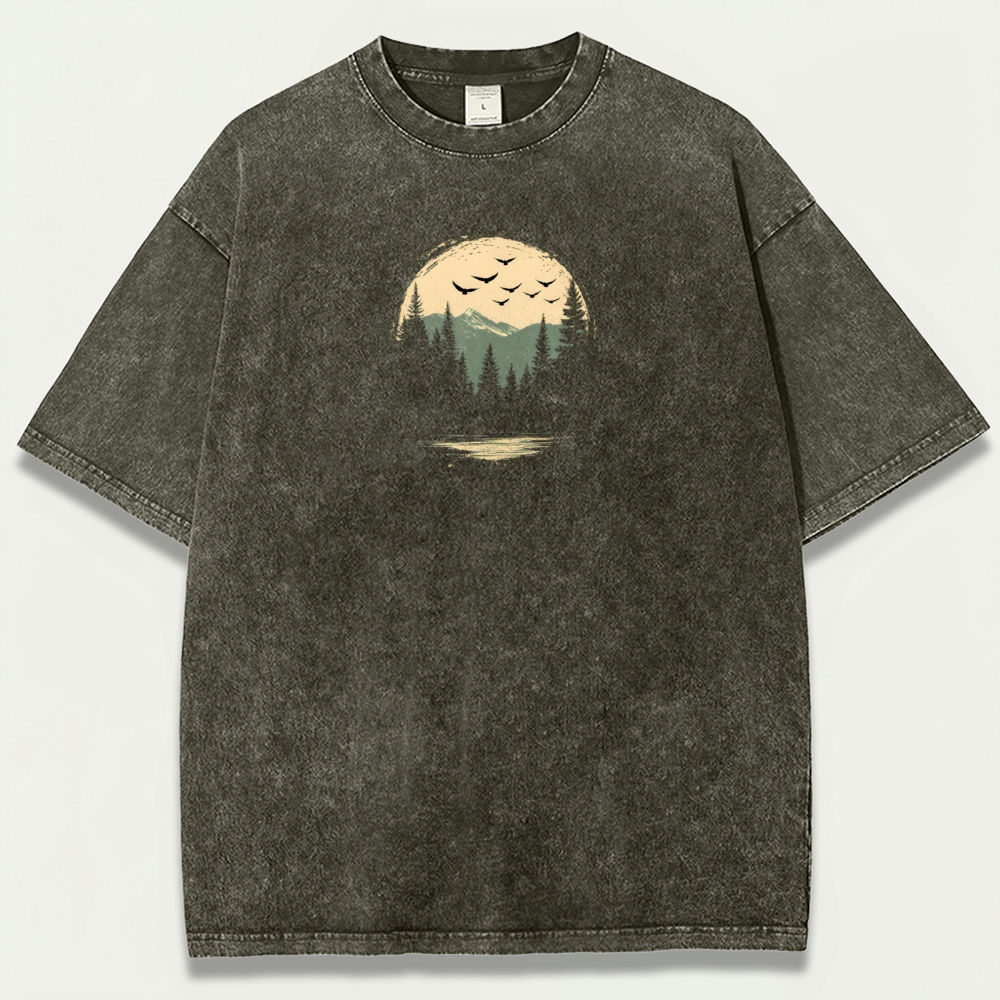 Forest Lake Vintage Organic Cotton Trail Tee-HikeVista