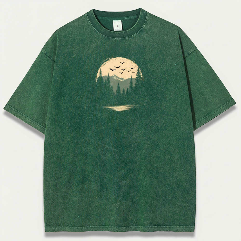 Forest Lake Vintage Organic Cotton Trail Tee-HikeVista
