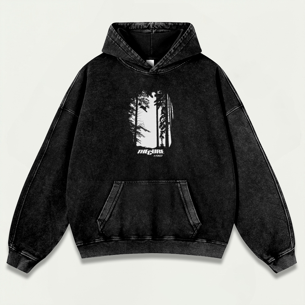The Cure A Forest Vintage Premium Heavyweight Trail Hoodie-HikeVista