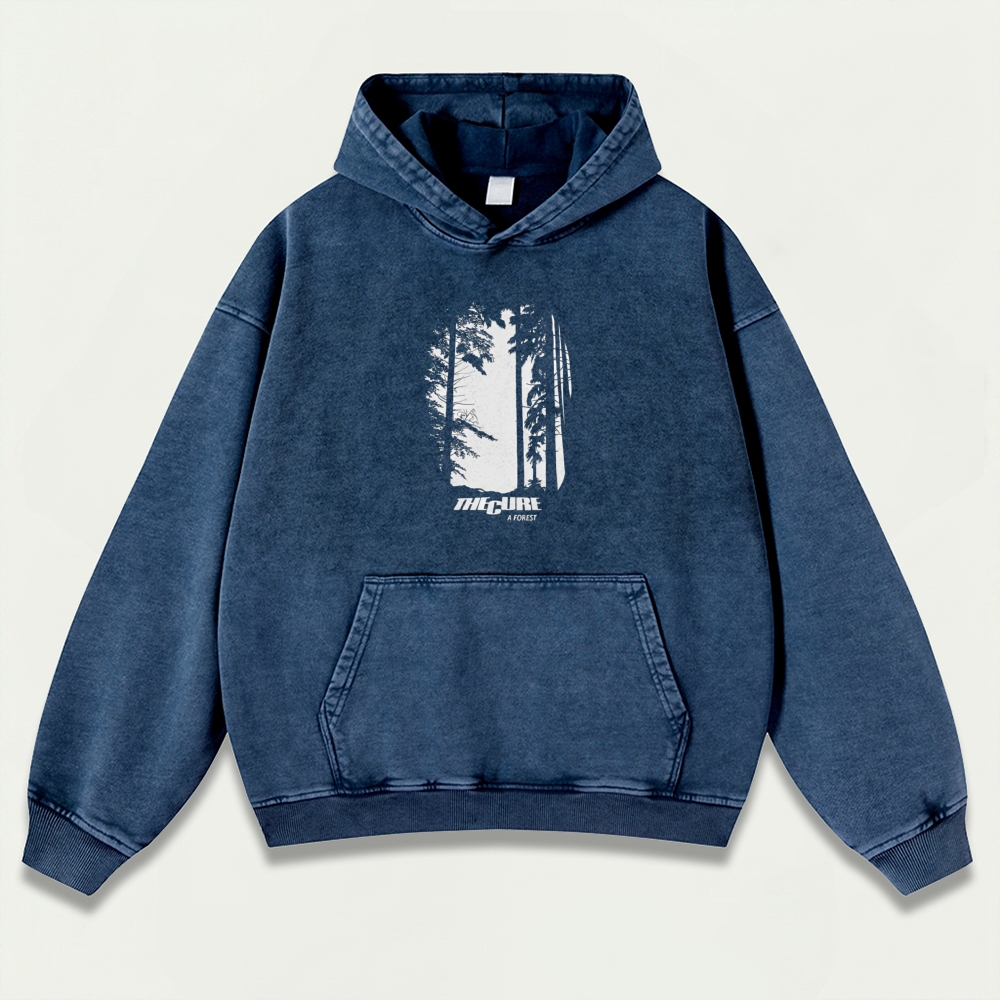 The Cure A Forest Vintage Premium Heavyweight Trail Hoodie-HikeVista