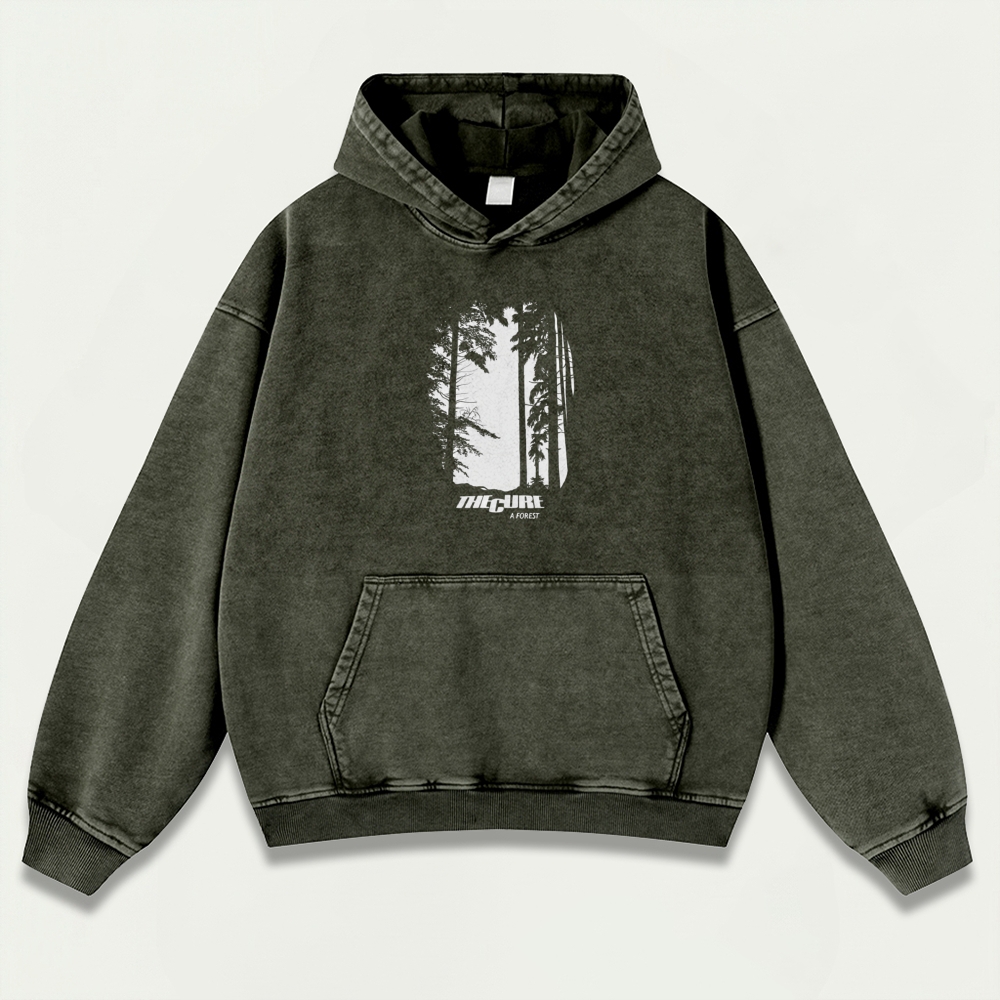 The Cure A Forest Vintage Premium Heavyweight Trail Hoodie-HikeVista