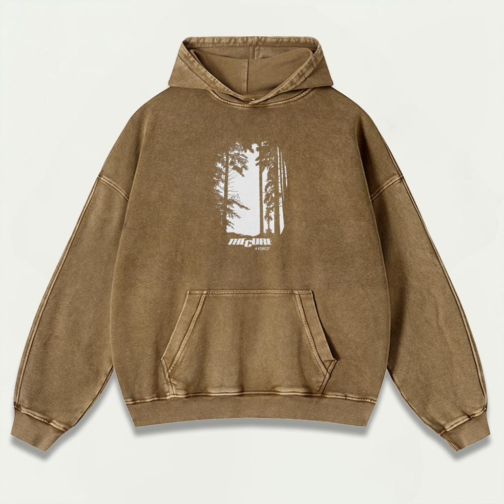 The Cure A Forest Vintage Premium Heavyweight Trail Hoodie-HikeVista