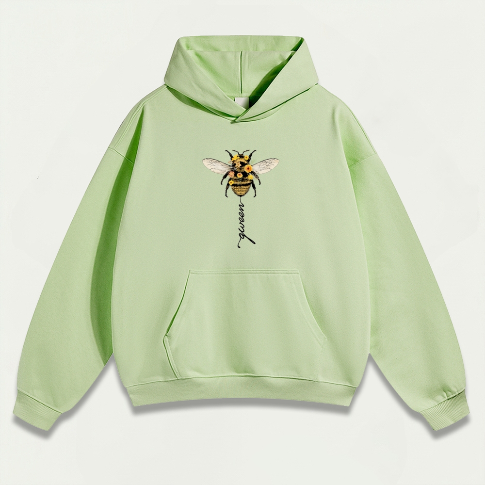 Bee Flower Heavyweight Trail Hoodie-HikeVista