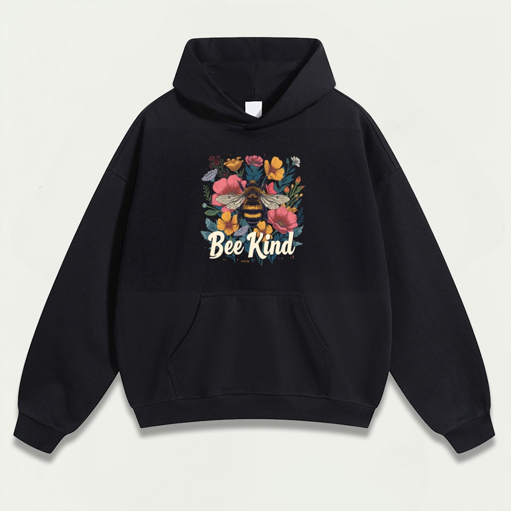 Bee Kind Heavyweight Hiking Hoodie-HikeVista
