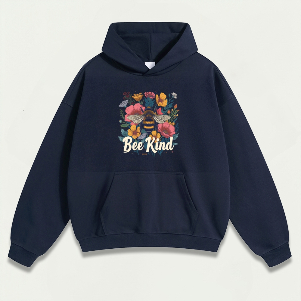 Bee Kind Heavyweight Hiking Hoodie-HikeVista