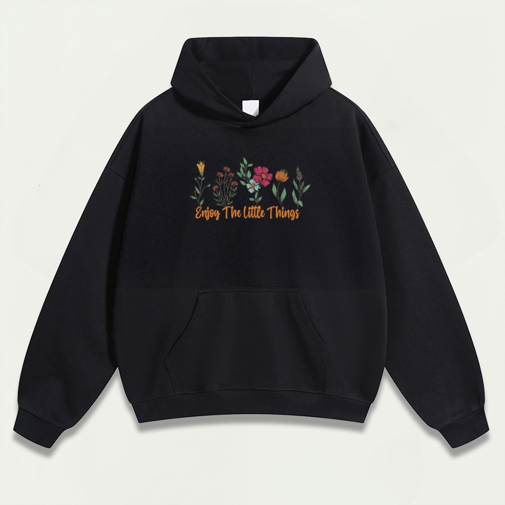 Wildflower Heavyweight Plant Hoodie-HikeVista
