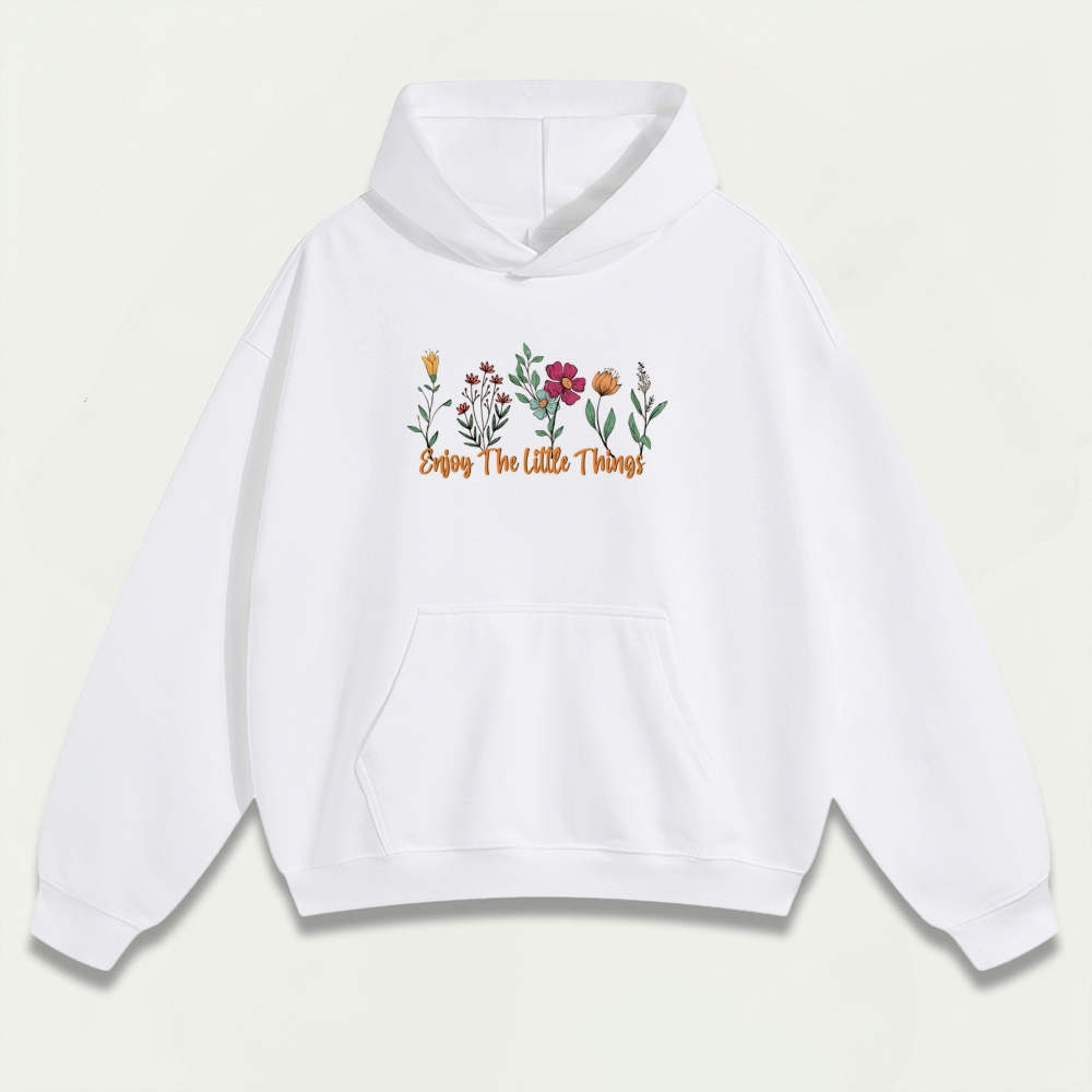 Wildflower Heavyweight Plant Hoodie-HikeVista