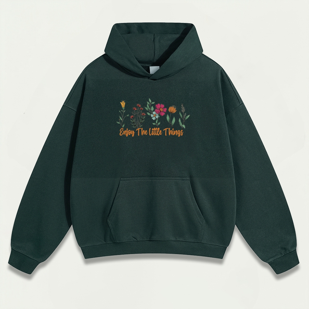 Wildflower Heavyweight Plant Hoodie-HikeVista