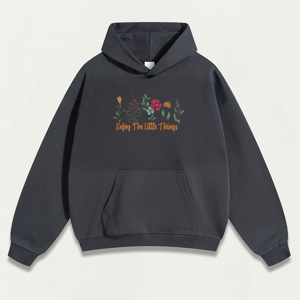Wildflower Heavyweight Plant Hoodie-HikeVista