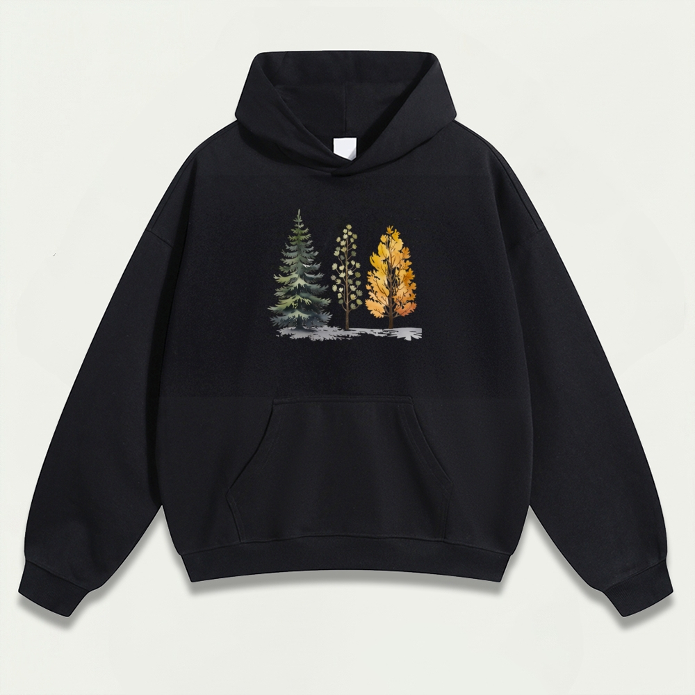 Trees Heavyweight Trail Hoodie-HikeVista