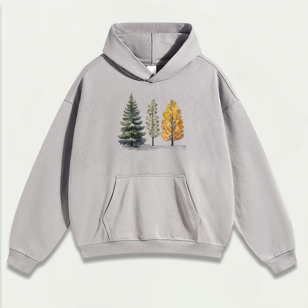 Trees Heavyweight Trail Hoodie-HikeVista