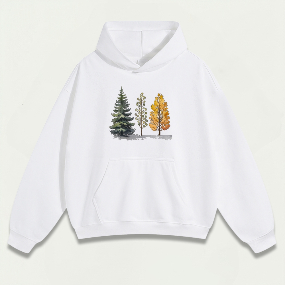 Trees Heavyweight Trail Hoodie-HikeVista
