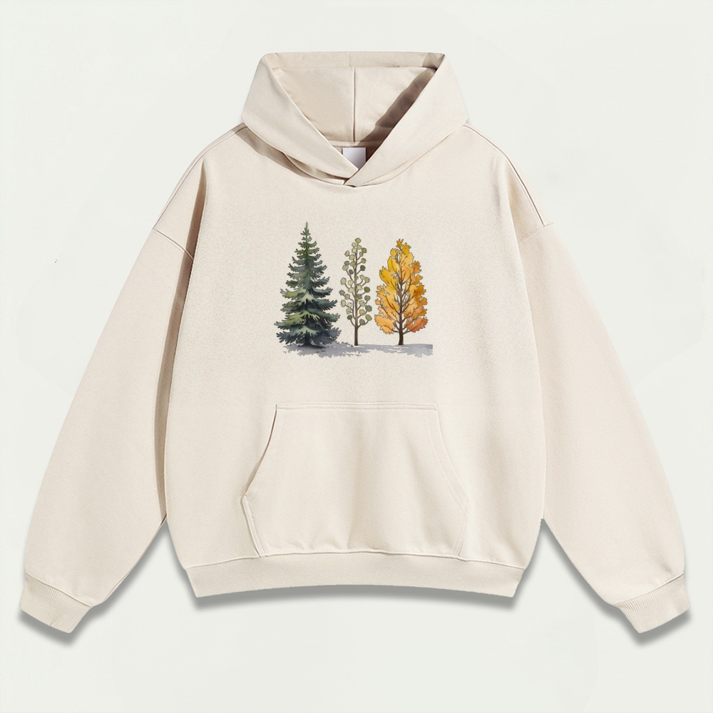 Trees Heavyweight Trail Hoodie-HikeVista