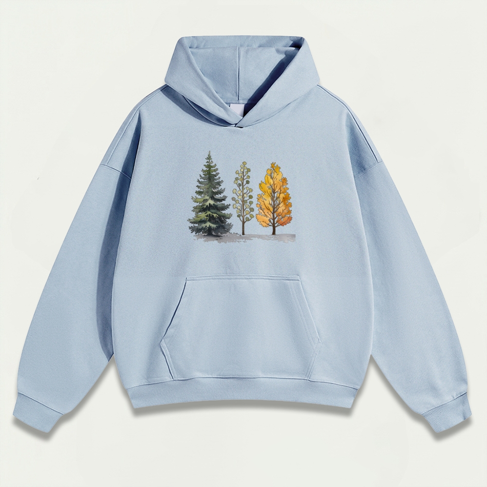 Trees Heavyweight Trail Hoodie-HikeVista