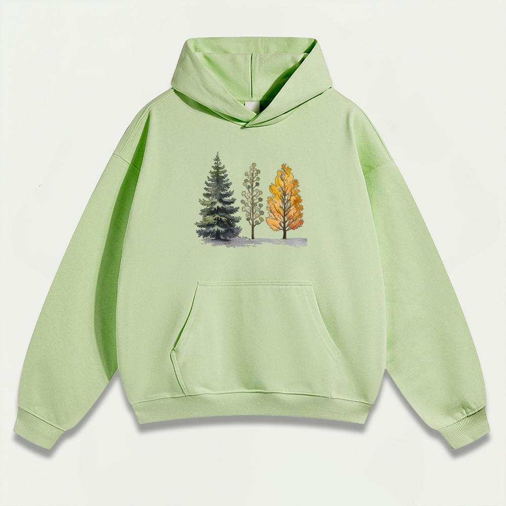 Trees Heavyweight Trail Hoodie-HikeVista