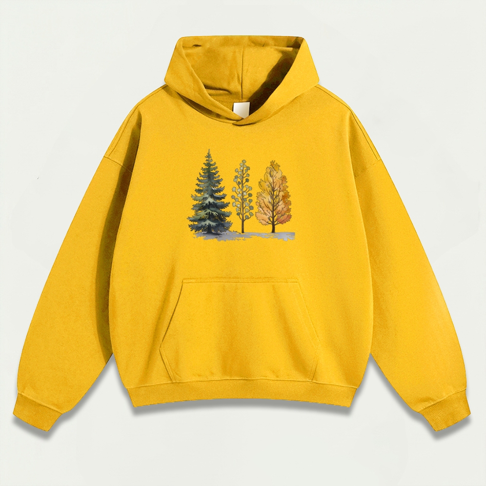 Trees Heavyweight Trail Hoodie-HikeVista