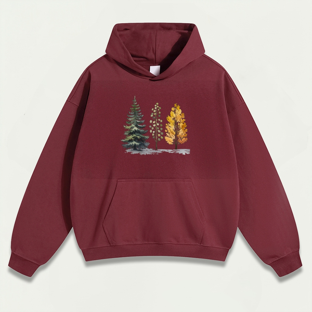 Trees Heavyweight Trail Hoodie-HikeVista