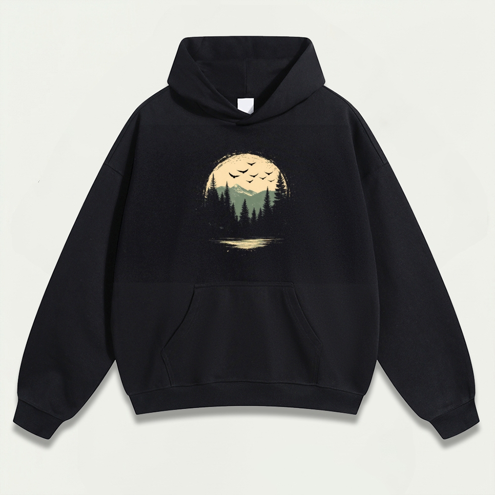 Forest Lake Heavyweight Trail Hoodie-HikeVista