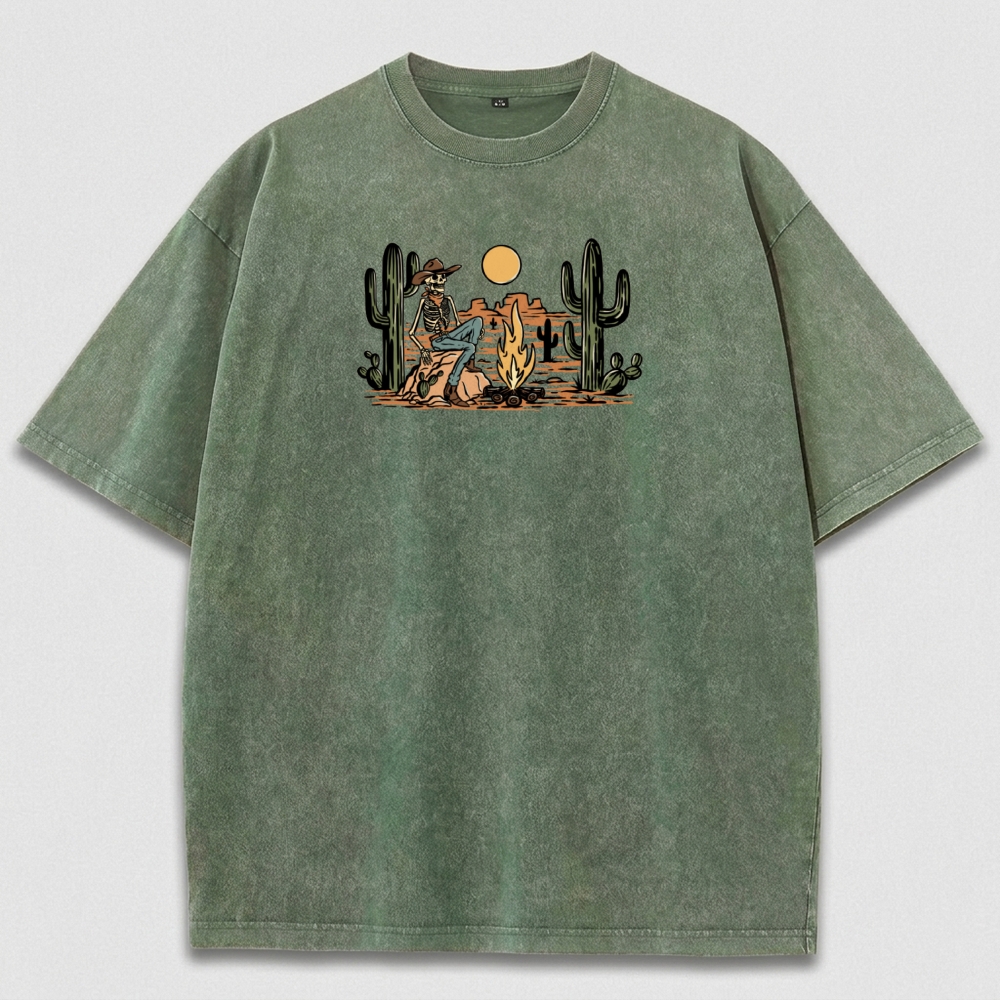 Western Vintage Organic Cotton Hiking Tee-HikeVista