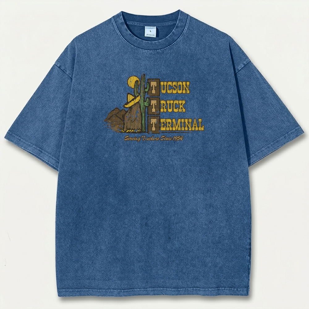 Tucson Truck Terminal Vintage Organic Cotton Trail Tee-HikeVista