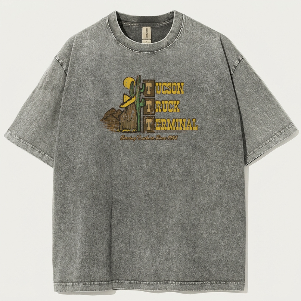 Tucson Truck Terminal Vintage Organic Cotton Trail Tee-HikeVista