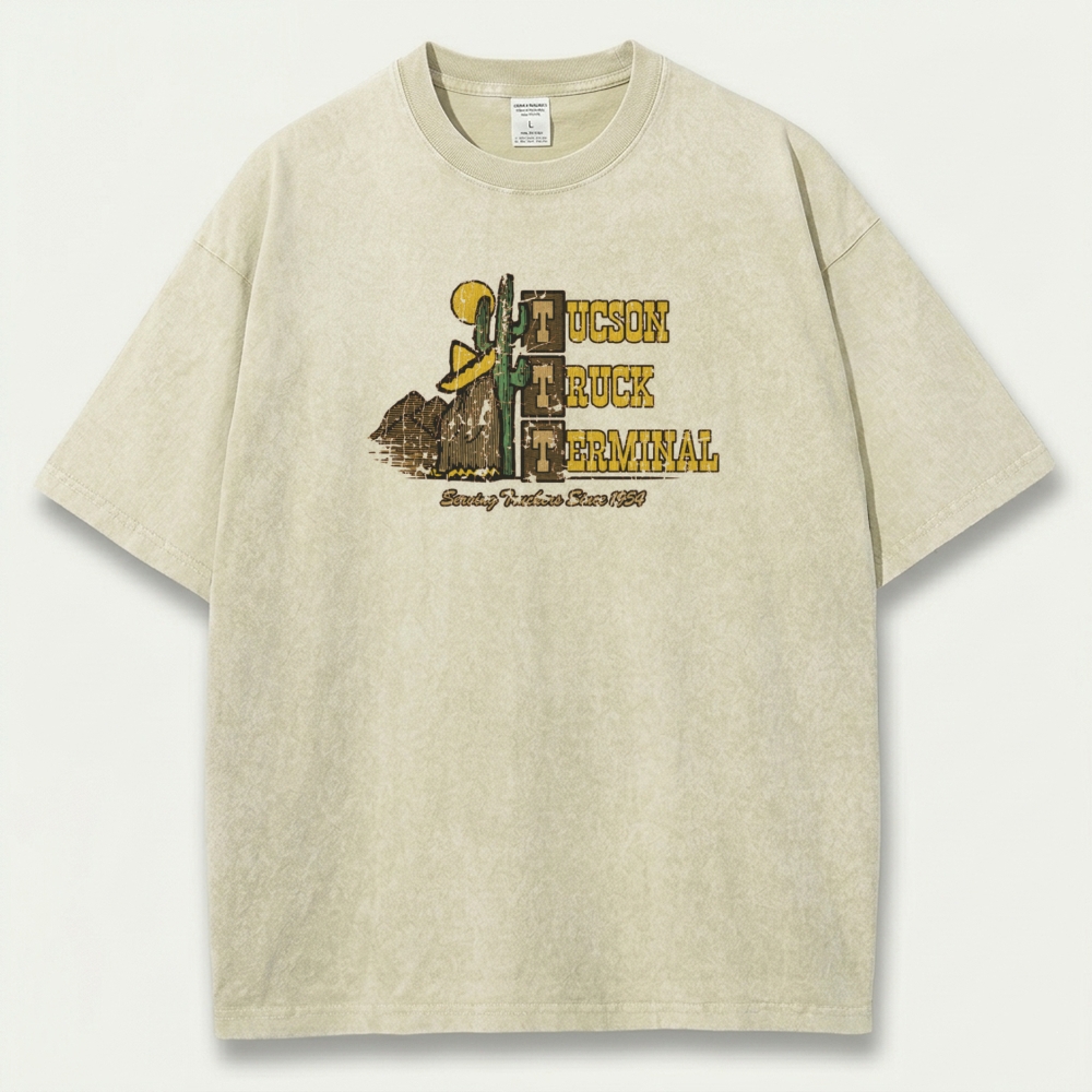 Tucson Truck Terminal Vintage Organic Cotton Trail Tee-HikeVista