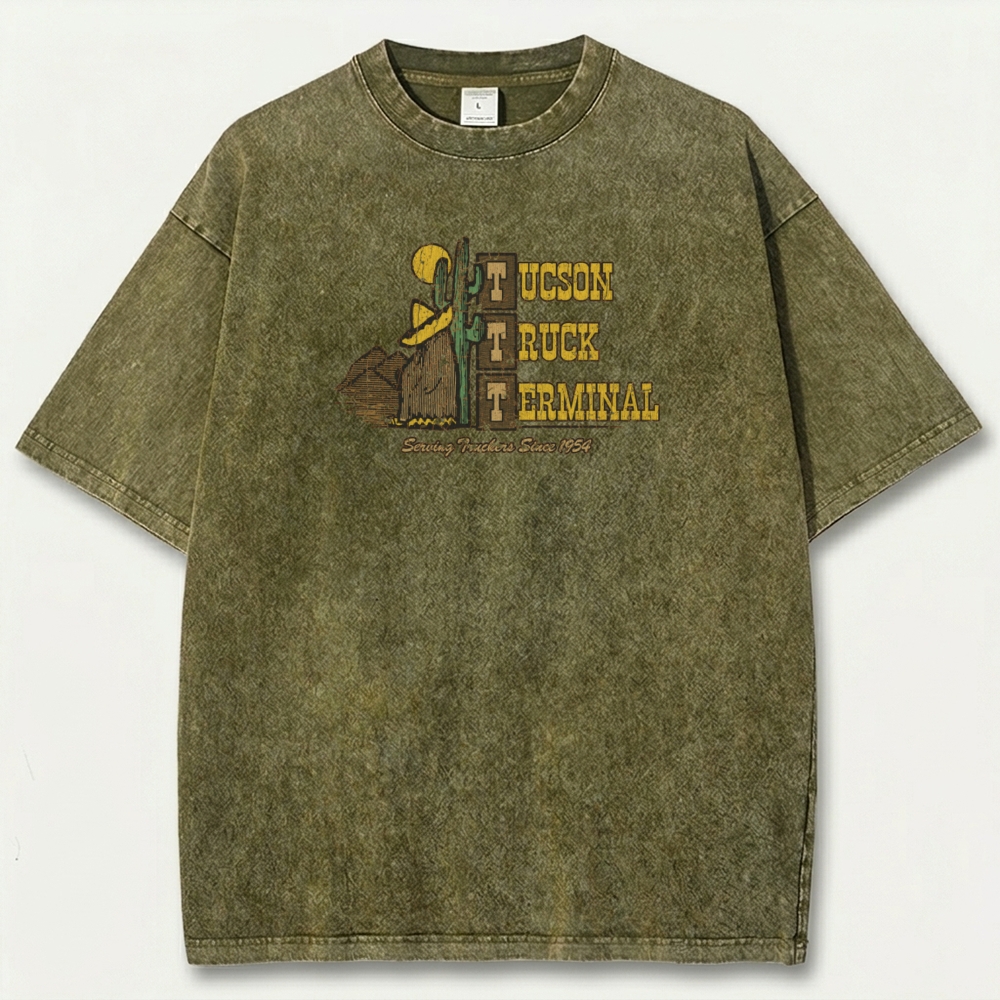 Tucson Truck Terminal Vintage Organic Cotton Trail Tee-HikeVista