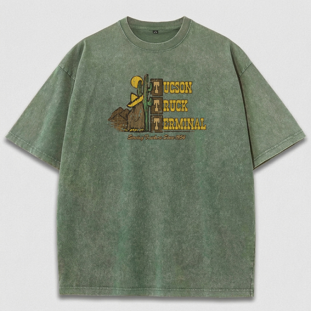 Tucson Truck Terminal Vintage Organic Cotton Trail Tee-HikeVista