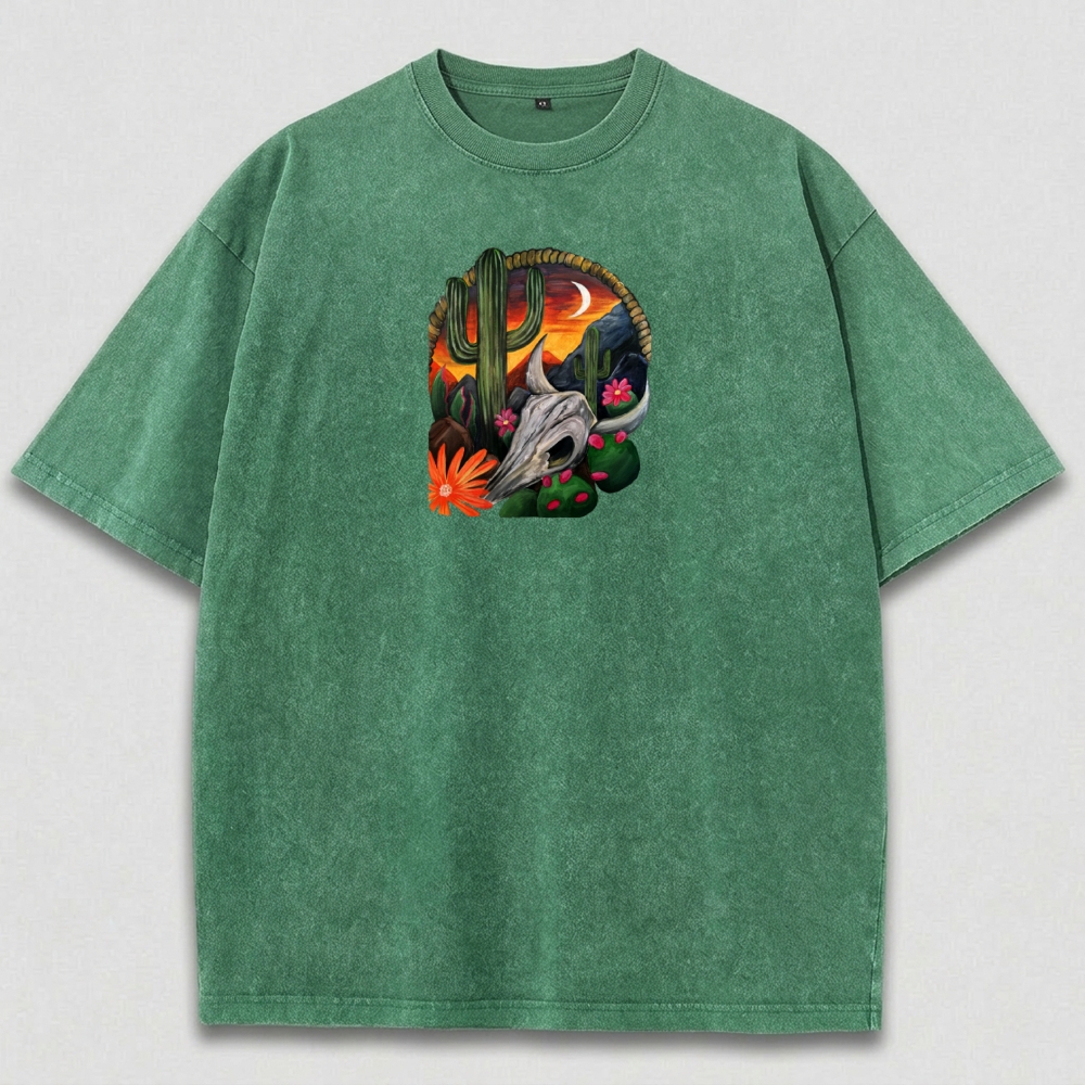 Western Vintage Organic Cotton Hiking Tee-HikeVista