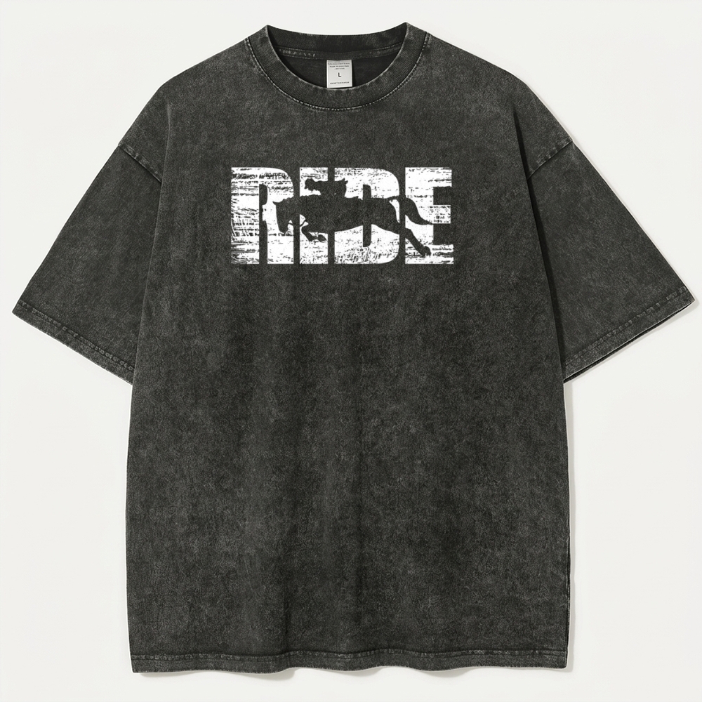 Western Ride Vintage Organic Cotton Hiking Tee-HikeVista